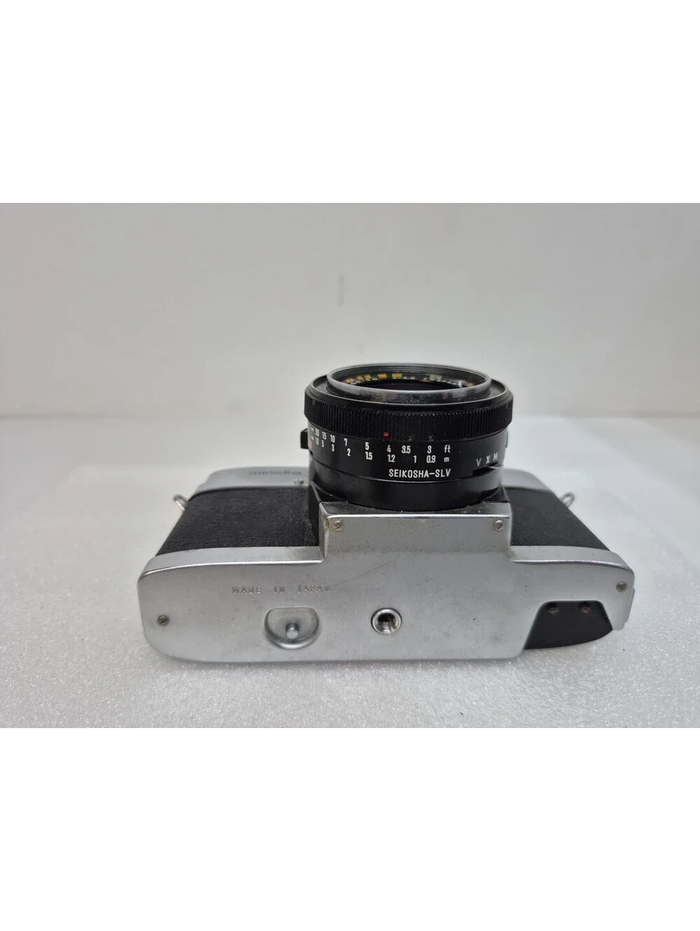Vintage  1962 Minolta ER Camera  Rokkor-TD Lens 45mm f2.8 & Case - Tested!